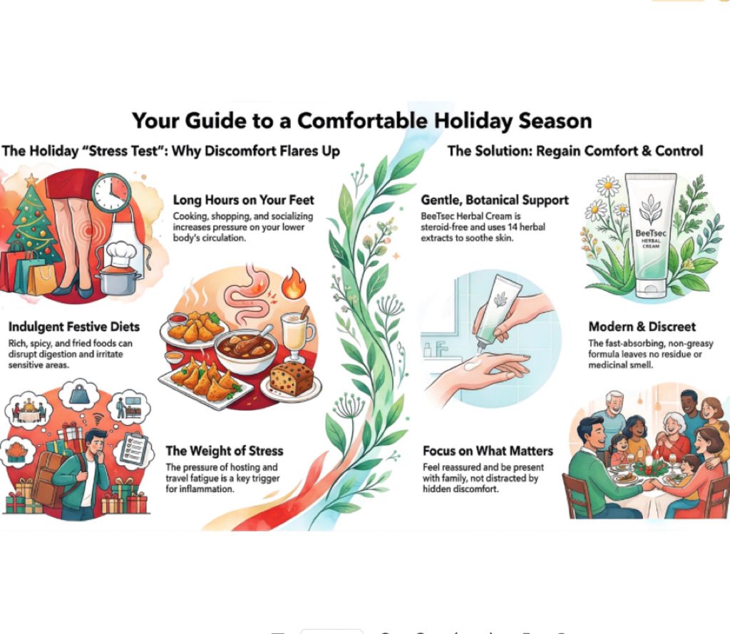Holiday Stress and Hemorrhoids: How to Regain Comfort and Control During the Busy Season - BEETSEC