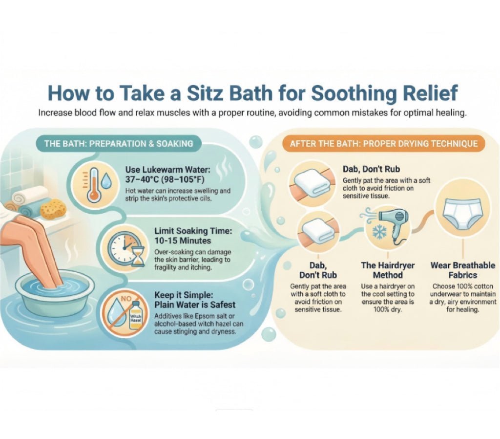 How to Do a Sitz Bath Properly: Supporting Healing Without Causing Irr ...